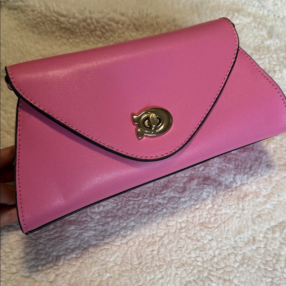 CHANEL Fuchsia Leather Wristlet - Picture 1 of 2